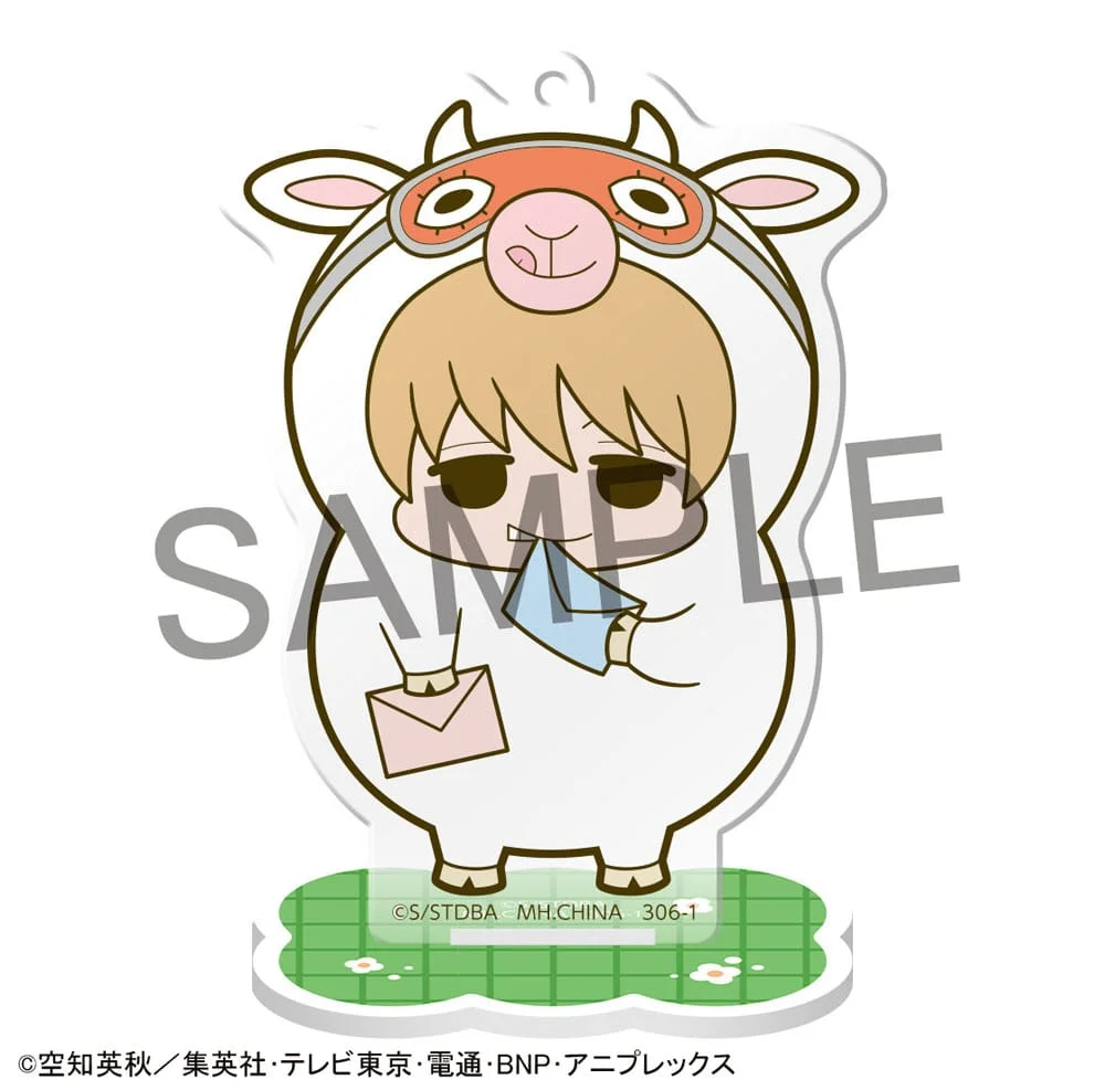 Gintama Acrylic Figure Prince Hata & Animal Paradise Farm of Love & Peace 6 cm Blind Box - 1 Unidade